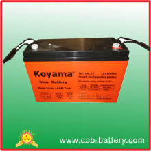 Deep Cycle Solar UPS Battery 12V100ah VRLA Battery Emergency Battery